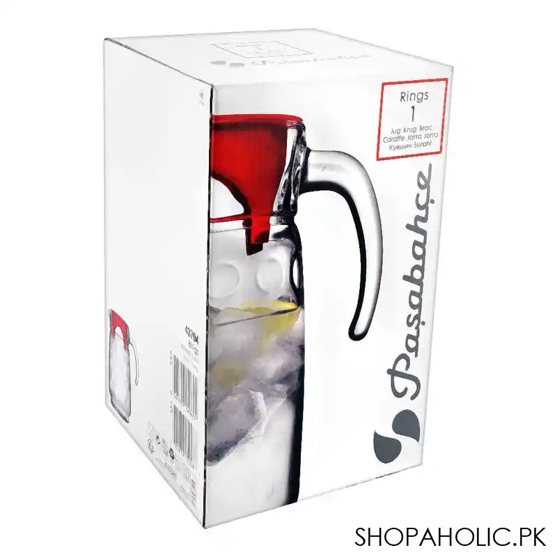 Pasabahce Ring Jug With Cover, 1.6 Liters, 43794 - Image 2