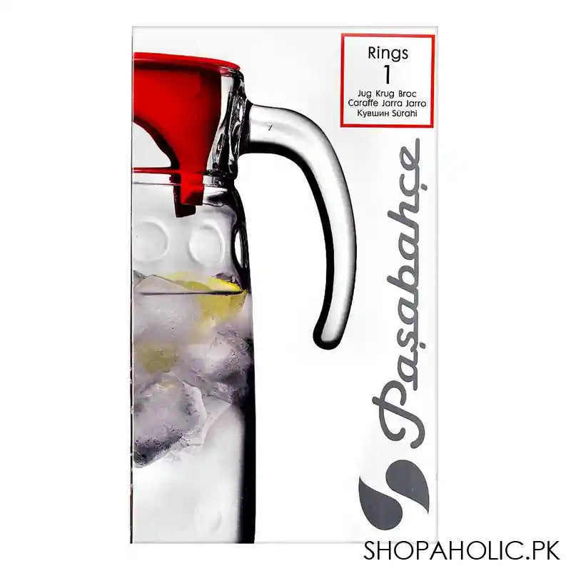 Pasabahce Ring Jug With Cover, 1.6 Liters, 43794 - Image 3