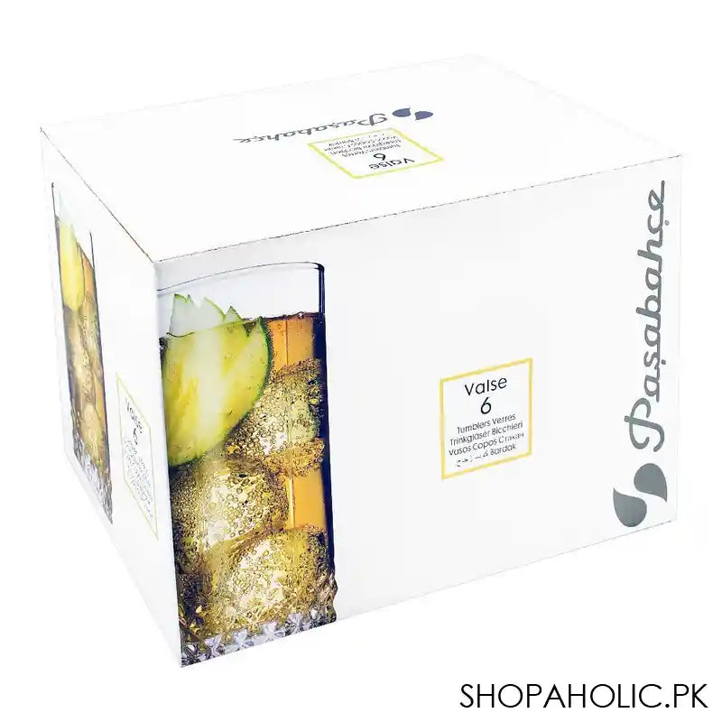 Pasabahce Valse Tumbler Glass Set, 6 Pieces, 42942 - Image 3