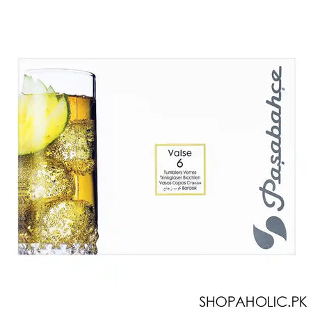 Pasabahce Valse Tumbler Glass Set, 6 Pieces, 42942 - Image 2