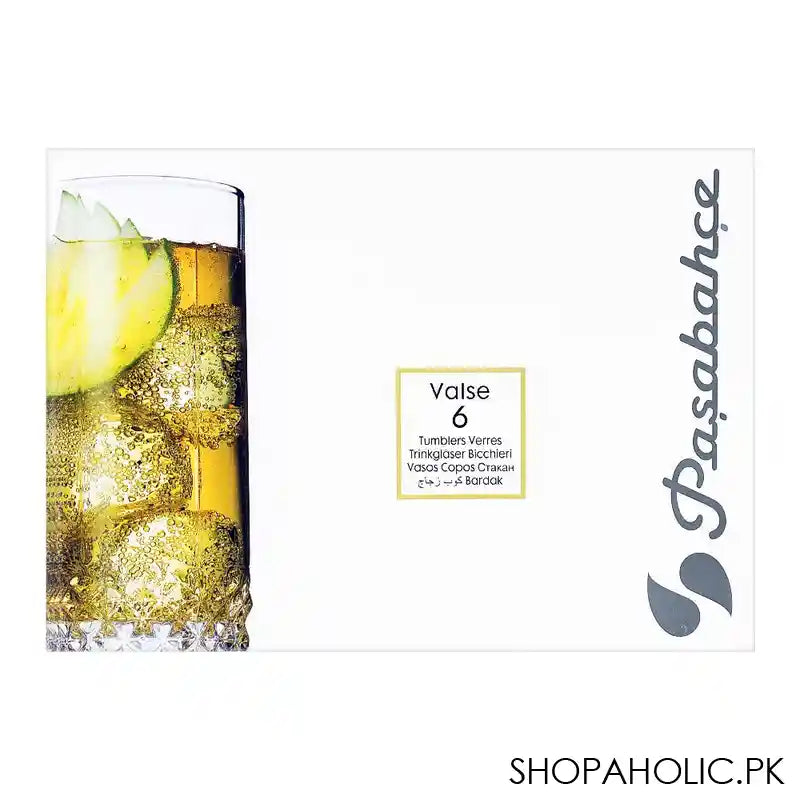 Pasabahce Valse Tumbler Glass Set, 6 Pieces, 42942 - Image 2