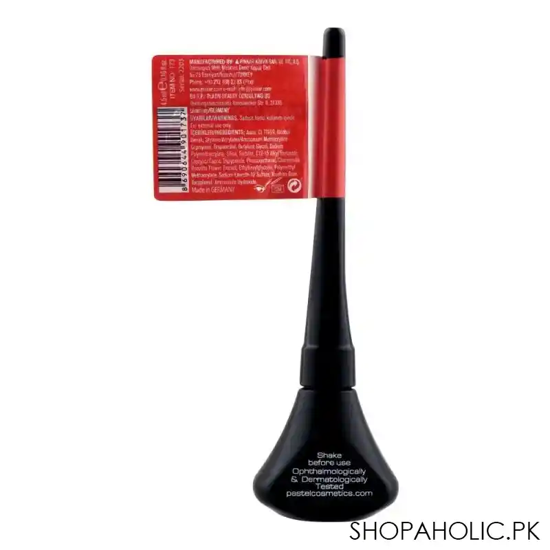 pastel 17 hours deep matte waterproof dip eye liner, black, 4.5ml image3