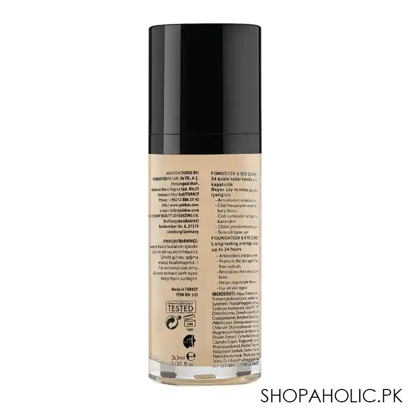 pastel 24h non stop foundation & concealer, 604 image2