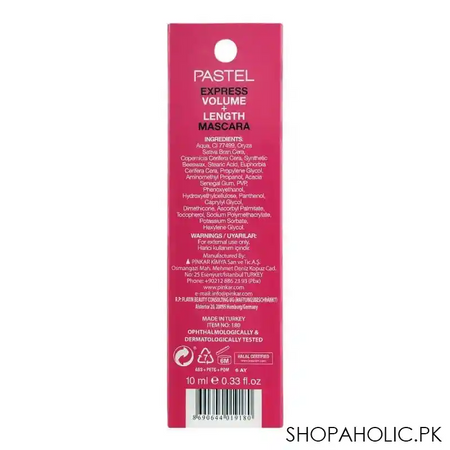pastel express volume + length mascara image3