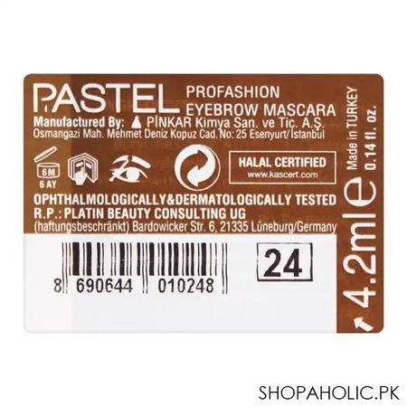pastel eyebrow mascara, 24 deep brown image3