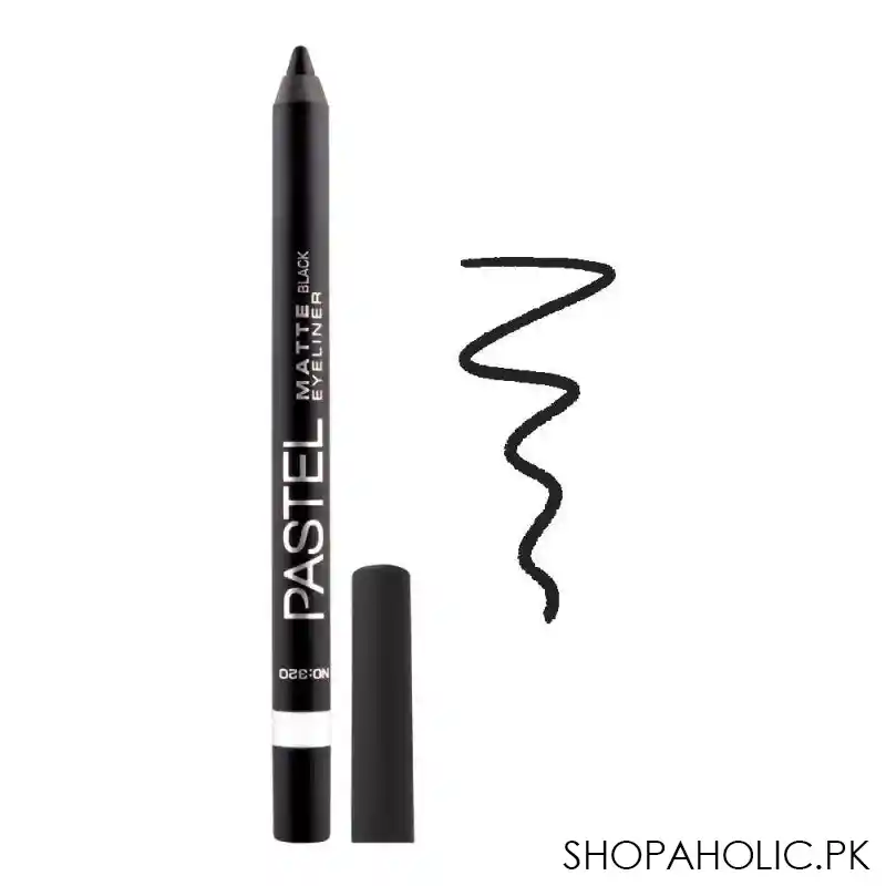 pastel matte waterproof & long lasting eyeliner, 320 black main image