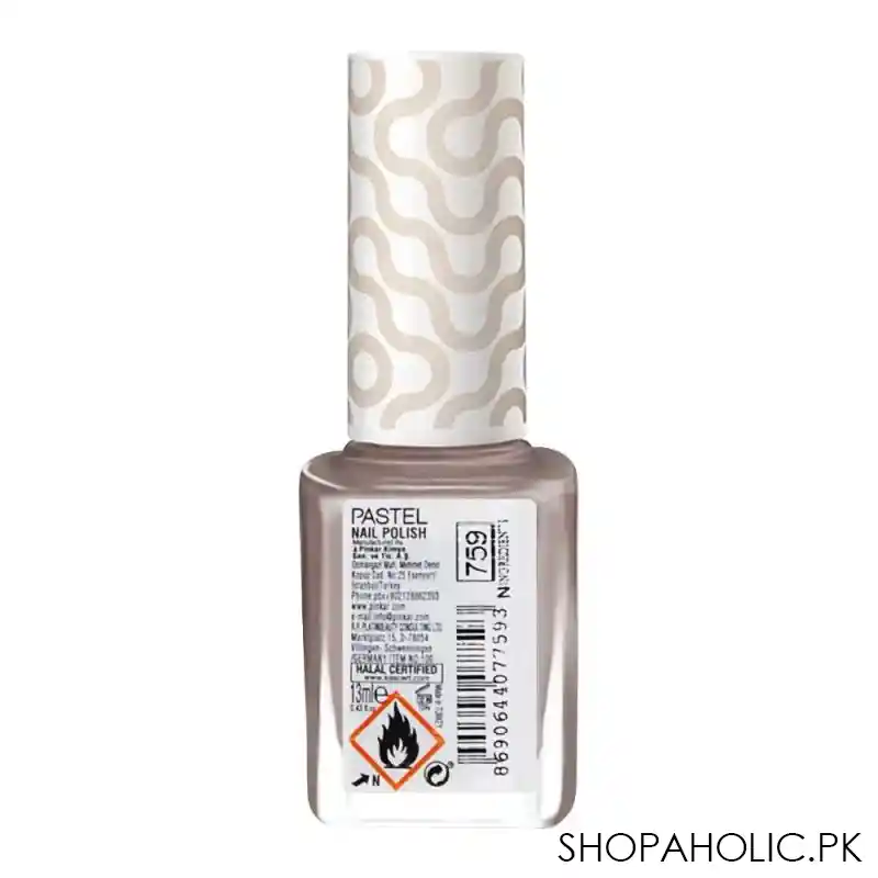 pastel nude nail polish 13ml, 759 buff image2