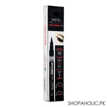 pastel pro fashion art liner pen, long stay, 01 black image2