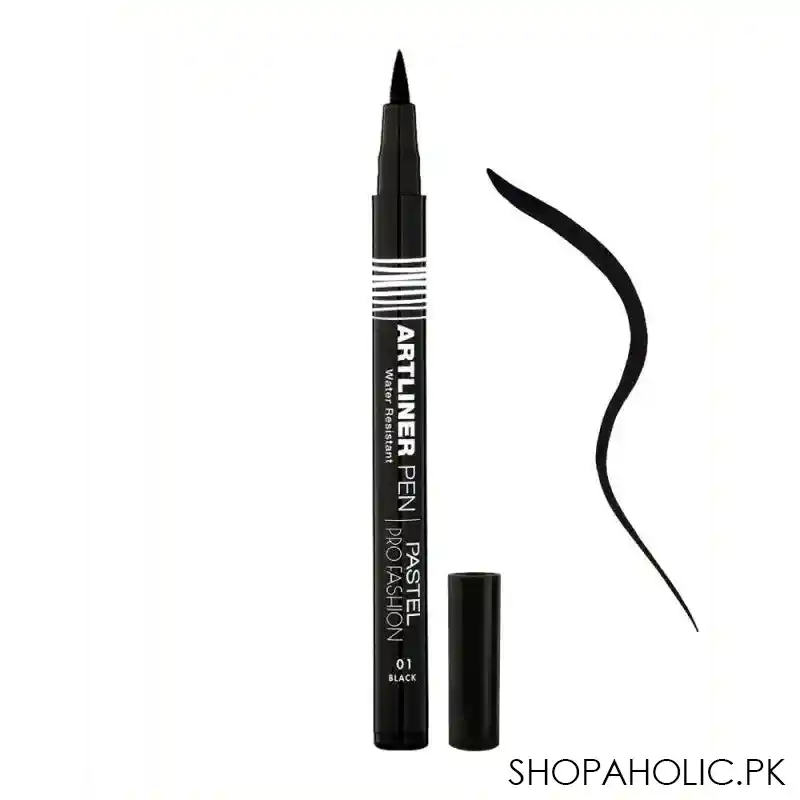 pastel pro fashion art liner pen, long stay, 01 black main image