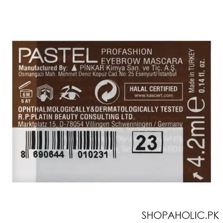 pastel pro fashion eyebrow mascara, 23 image3