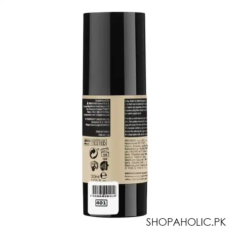 pastel pro fashion hi corrector high coverage liquid foundation, 401 image2