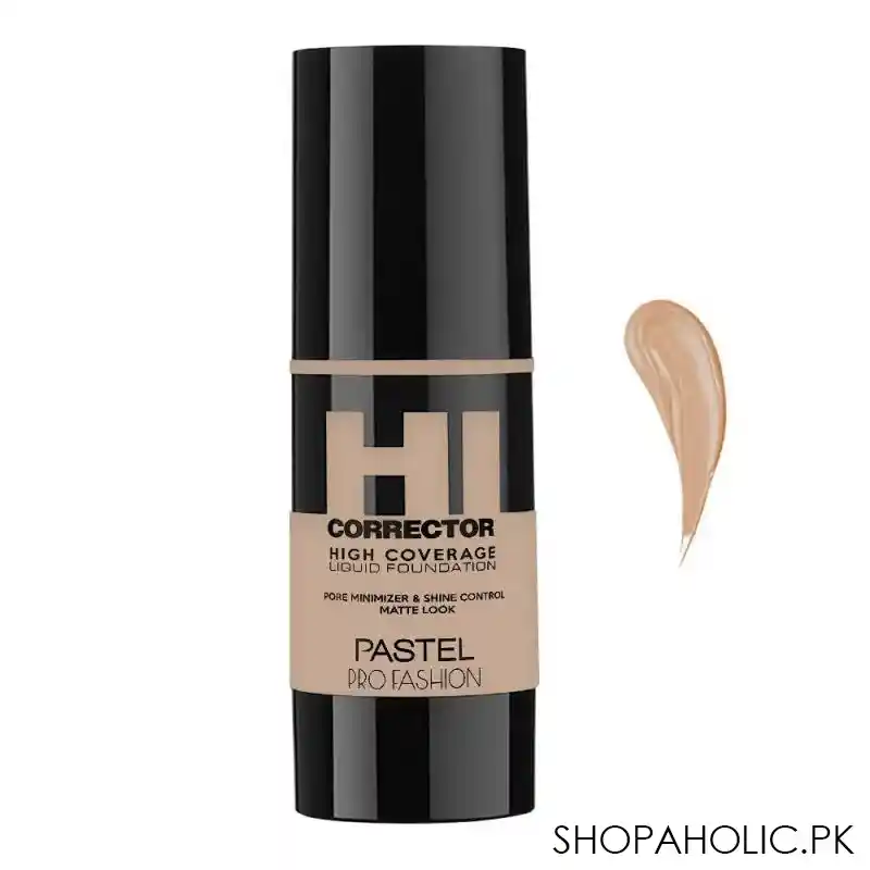 pastel pro fashion hi corrector high coverage liquid foundation, 402 main image