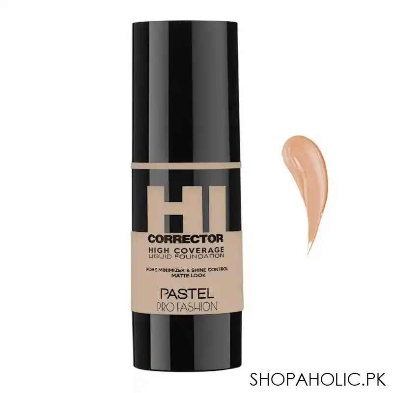 pastel pro fashion hi corrector high coverage liquid foundation, 404 main image