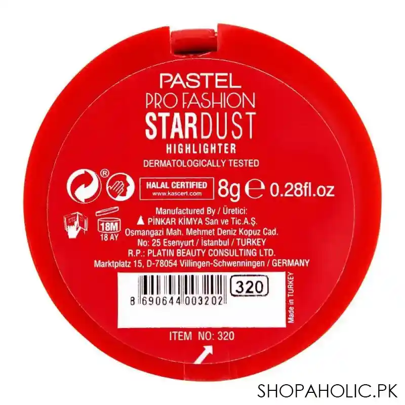 pastel pro fashion stardust highlighter, 320 image3