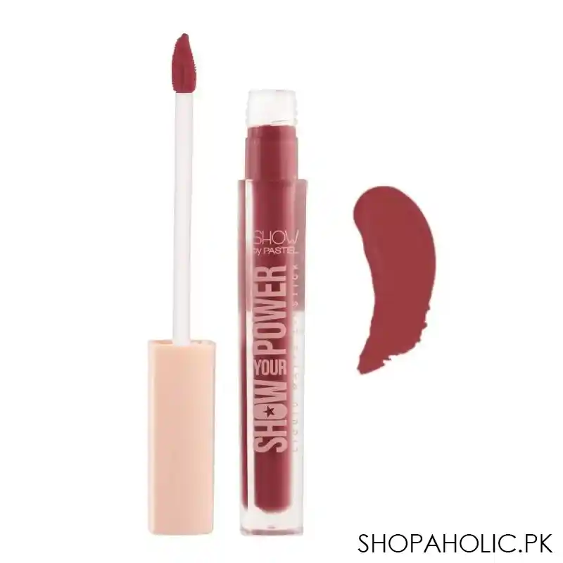 pastel show by pastel show your power liquid matte lipstick, 605 main image