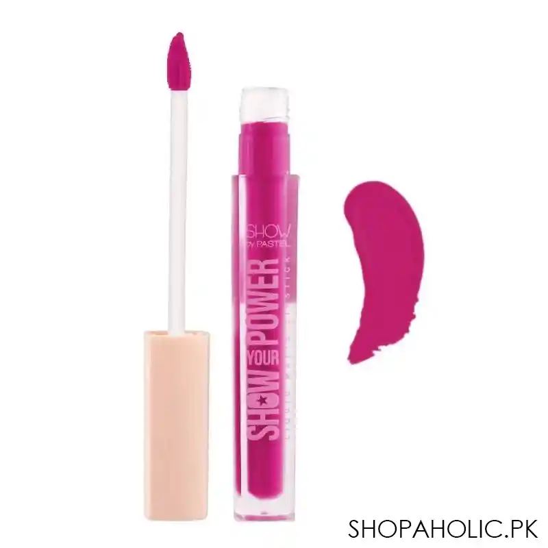 pastel show by pastel show your power liquid matte lipstick, 608 main image