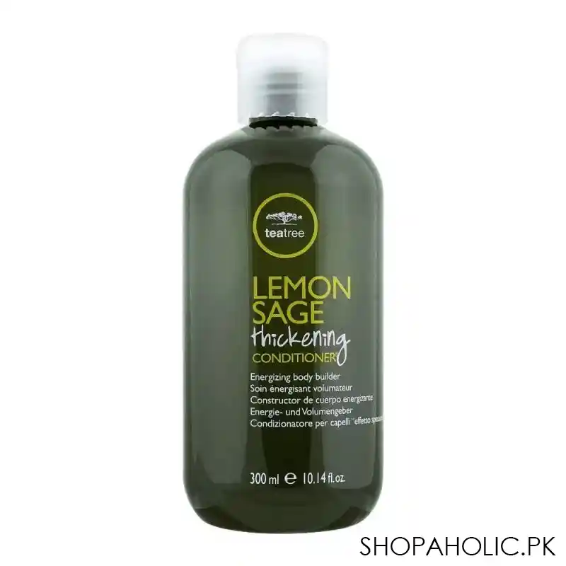 paul mitchell tea tree lemon sage thickening energizing body builder conditioner, 300ml main image