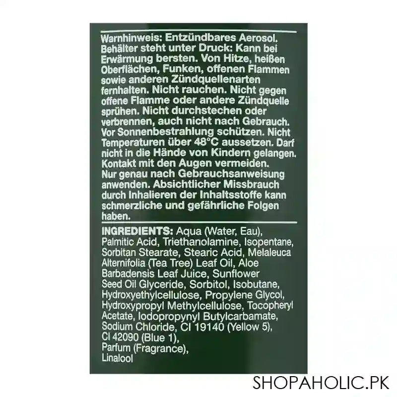 Paul Mitchell Tea Tree Shave Refreshing Foaming Gel, 200ml - Image 3