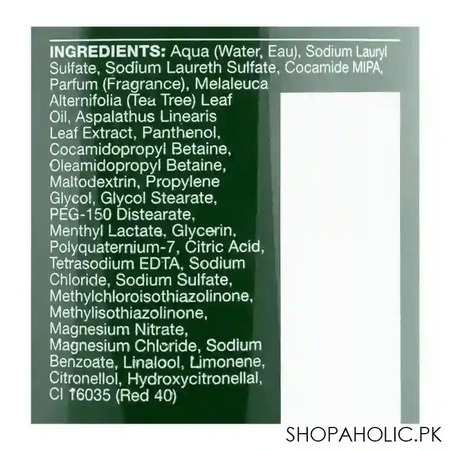 paul mitchell tea tree special invigorating cleanser shampoo, 300ml image3