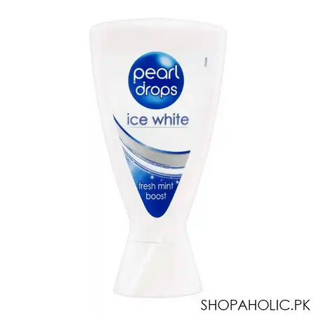 pearl drops ice white fresh mint boost toothpaste, 50ml image2