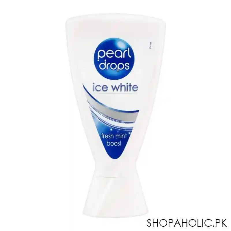 pearl drops ice white fresh mint boost toothpaste, 50ml image2