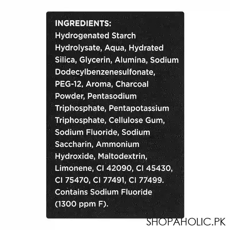 Pearl Drops Instant Natural Charcoal Protection Daily Whitening Toothpaste, 75ml - Image 2