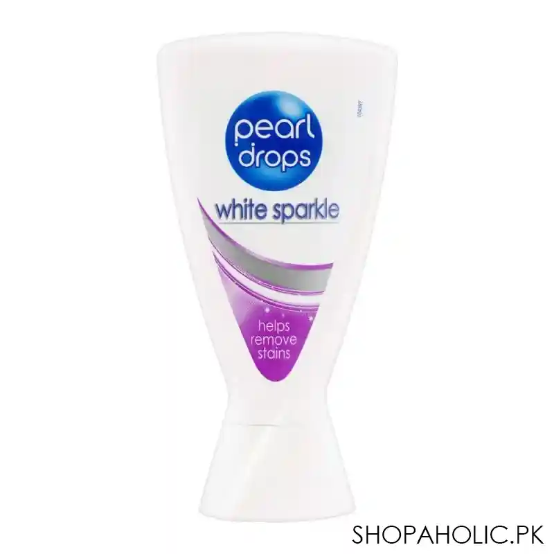 pearl drops white sparkle toothpaste, removes stains, 50ml image2