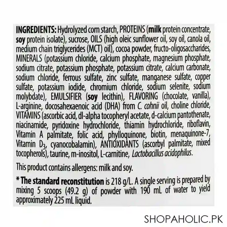 pediasure triplesure system, chocolate flavour, 400g image4