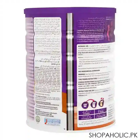 pediasure triplesure system, chocolate flavour, 850g image2