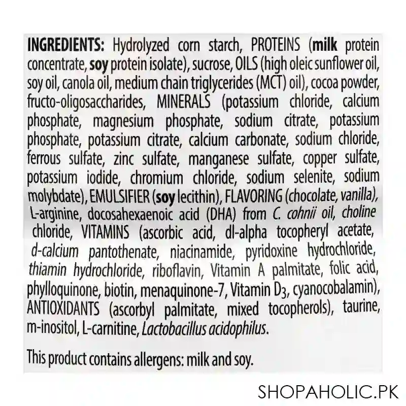 pediasure triplesure system, chocolate flavour, 850g image4