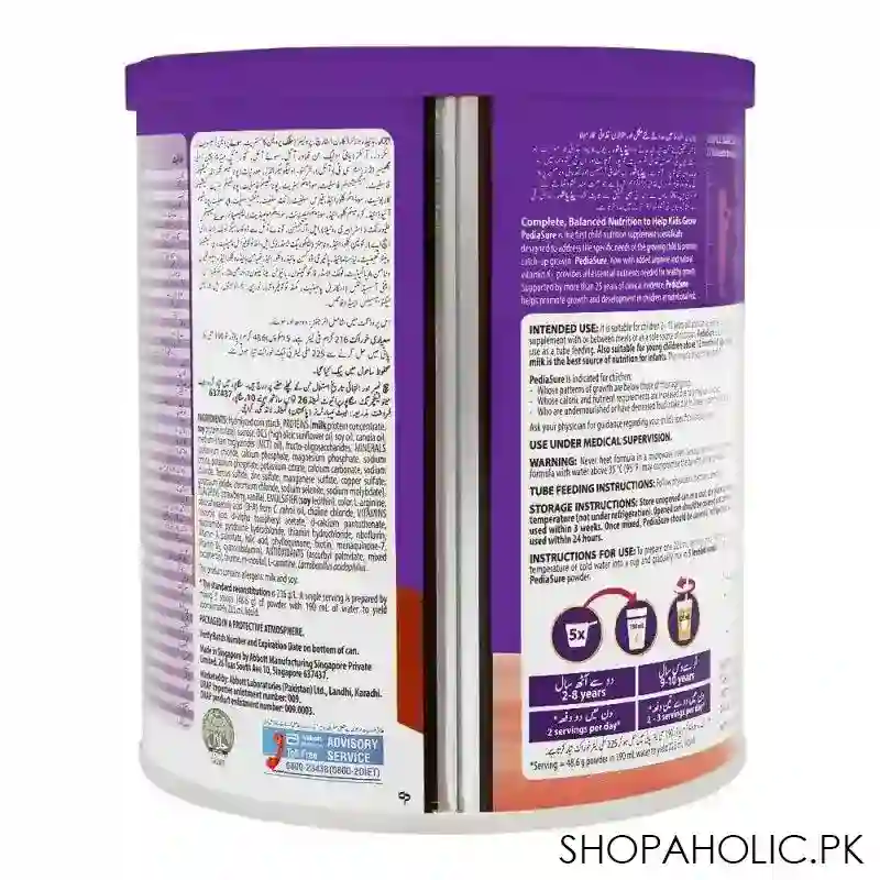 pediasure triplesure system, strawberry flavour, 400g image2