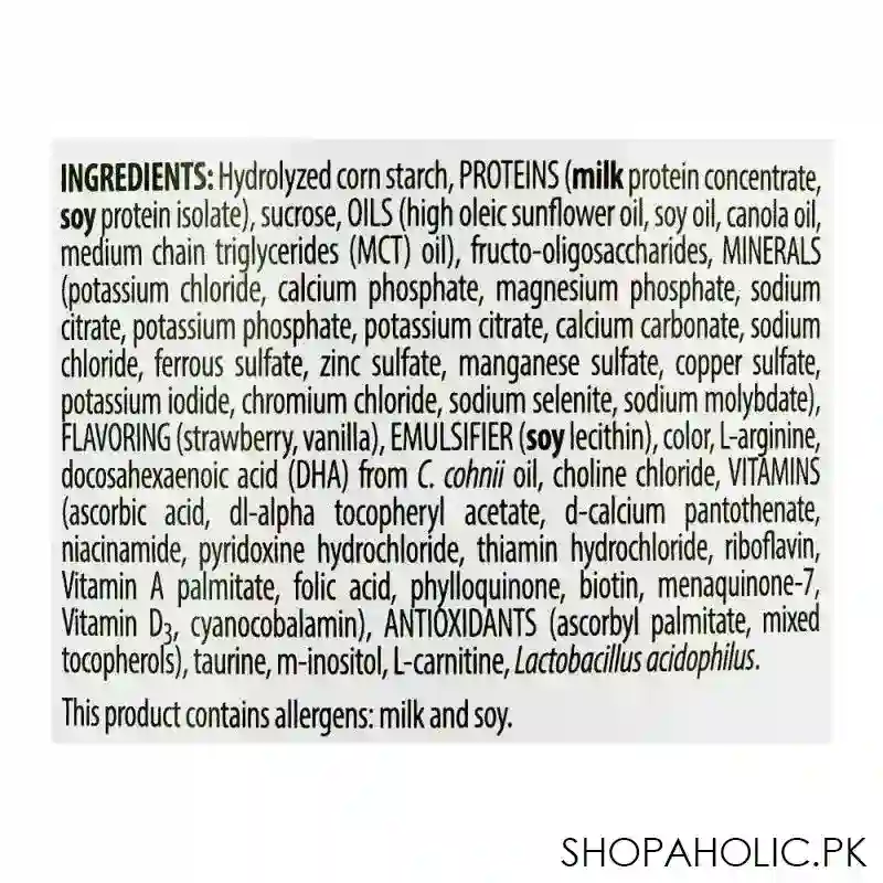 pediasure triplesure system, strawberry flavour, 400g image4
