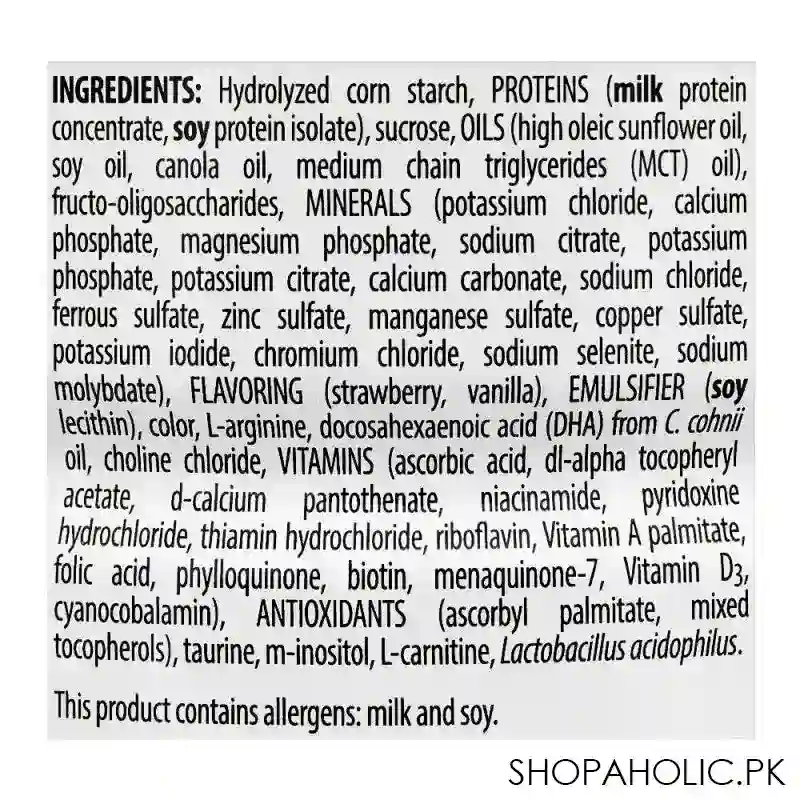 pediasure triplesure system, strawberry flavour, 850g image4