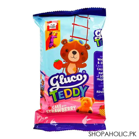 Peek Freans Gluco Teddy Cake With Strawberry Filling, 31g - Main Image
