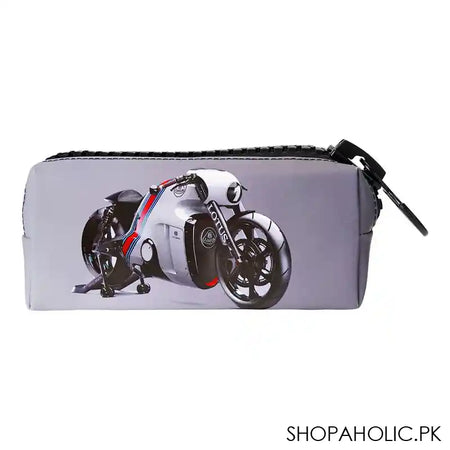 Pencil Pouch Bike Grey PP-042 - Main Image