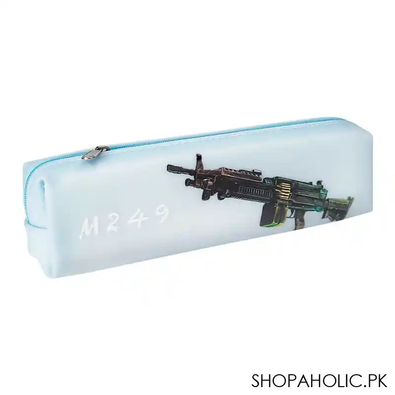 Pencil Pouch Gun, Sky Blue, PP-014 - Main Image