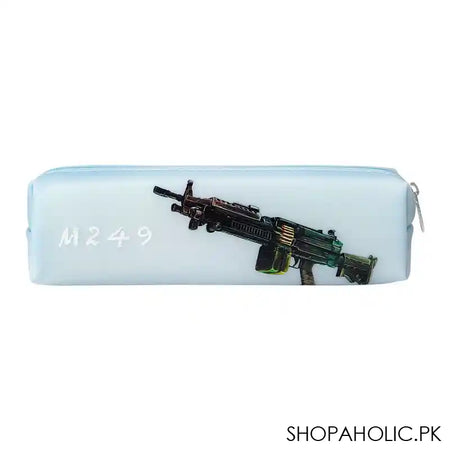 Pencil Pouch Gun, Sky Blue, PP-014 - Image 3