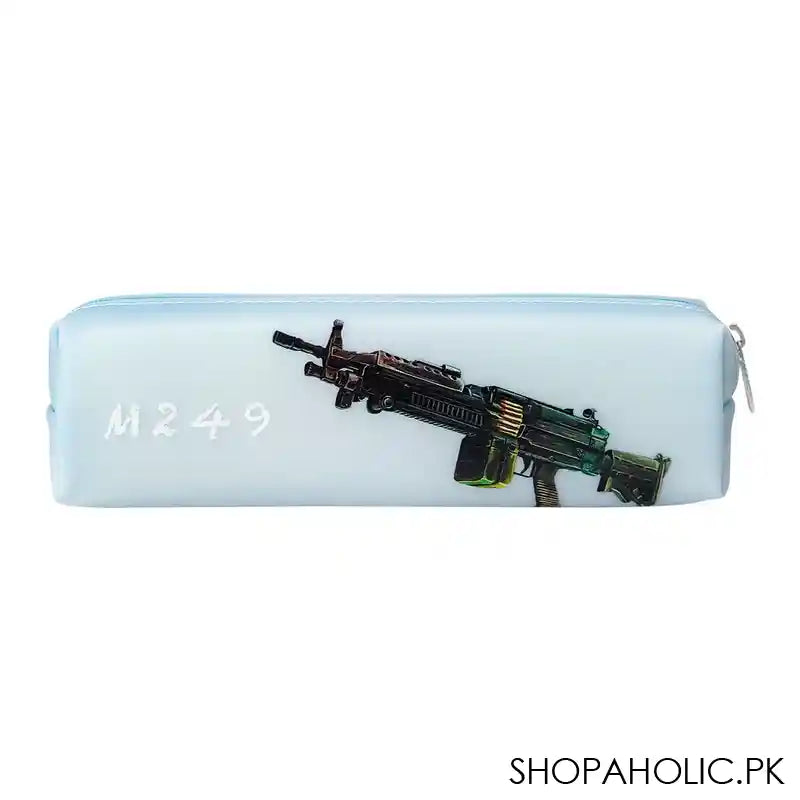 Pencil Pouch Gun, Sky Blue, PP-014 - Image 3