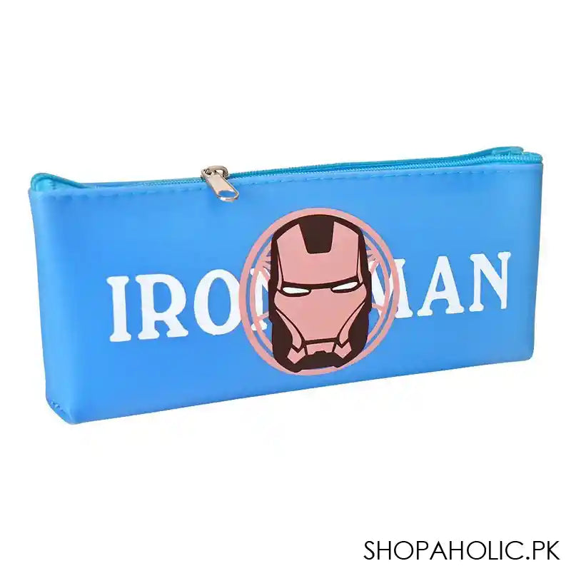 Pencil Pouch Iron Man, Blue, PP-034 - Main Image