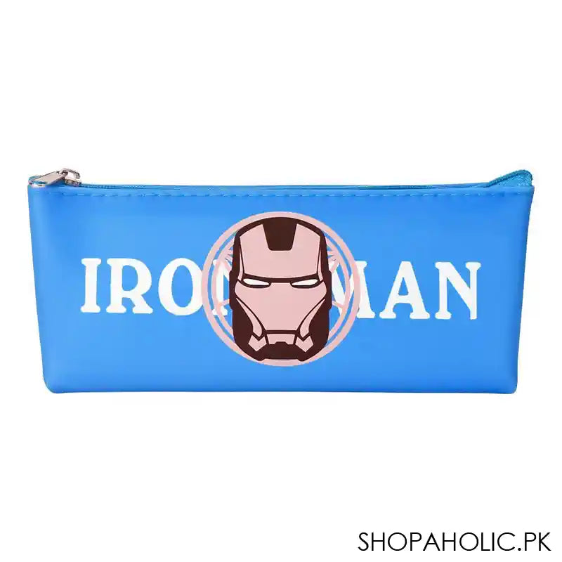 Pencil Pouch Iron Man, Blue, PP-034 - Image 2