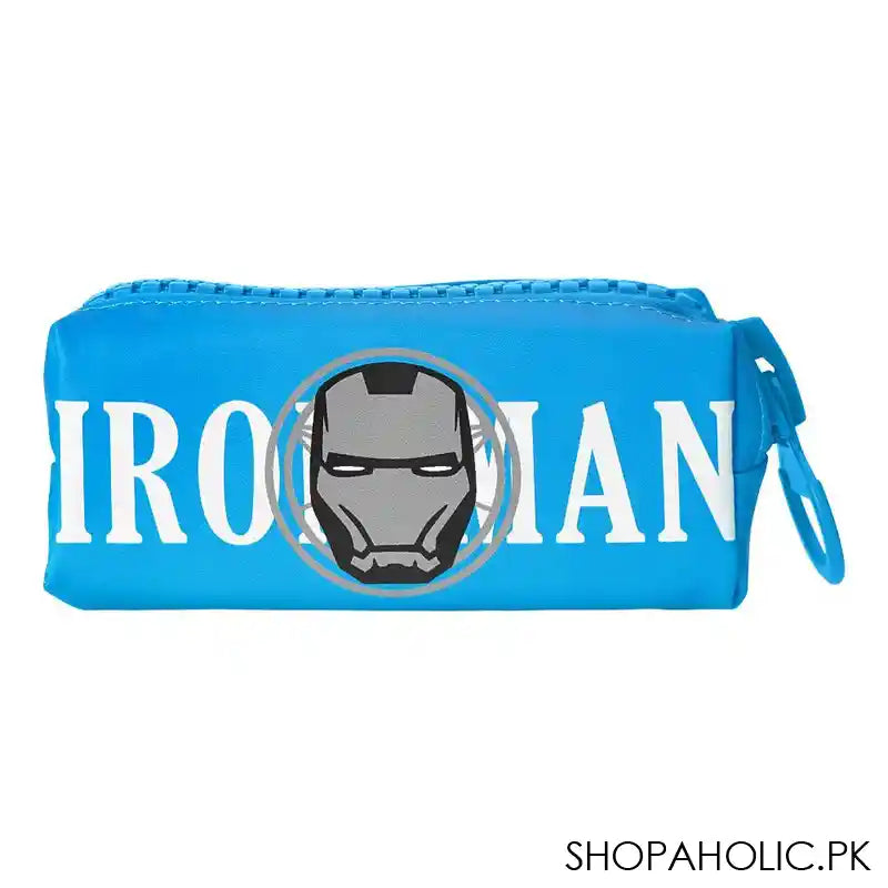Pencil Pouch Iron Man, Blue, PP-046 - Image 2