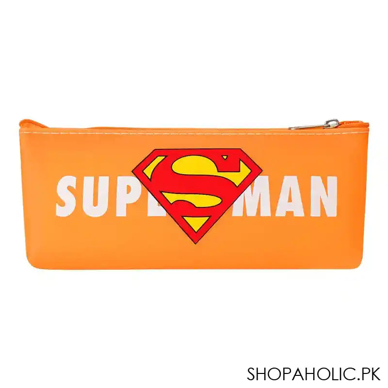 Pencil Pouch Superman, Orange, PP-033 - Main Image