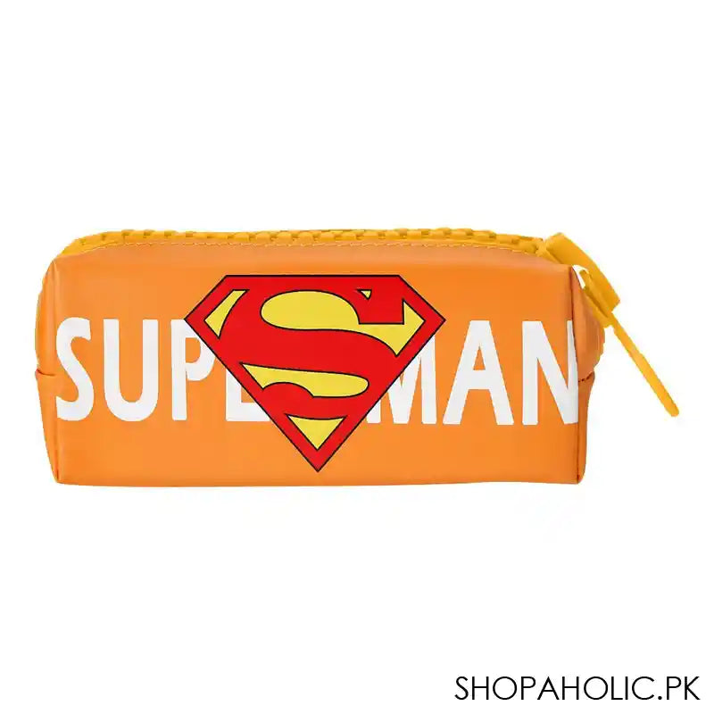 Pencil Pouch Superman, Orange, PP-044 - Main Image