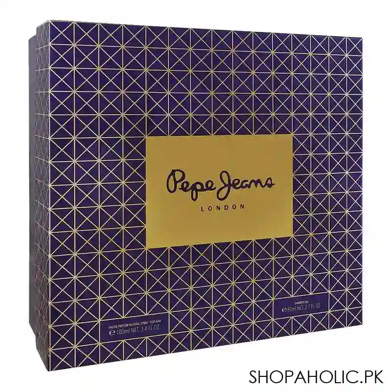 Pepe Jeans London Celebrate Set, For Men, Eau de Toilette Natural Spray 80ml+Shower Gel 80ml - Image 4