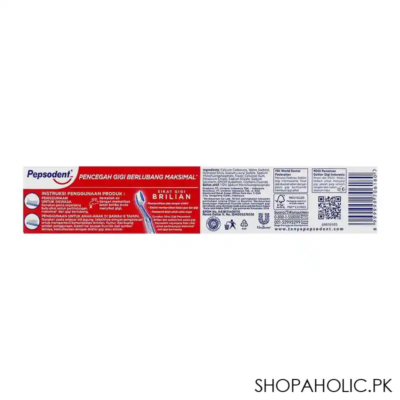 Pepsodent Cavity Preventor Toothpaste, 190g - Image 3