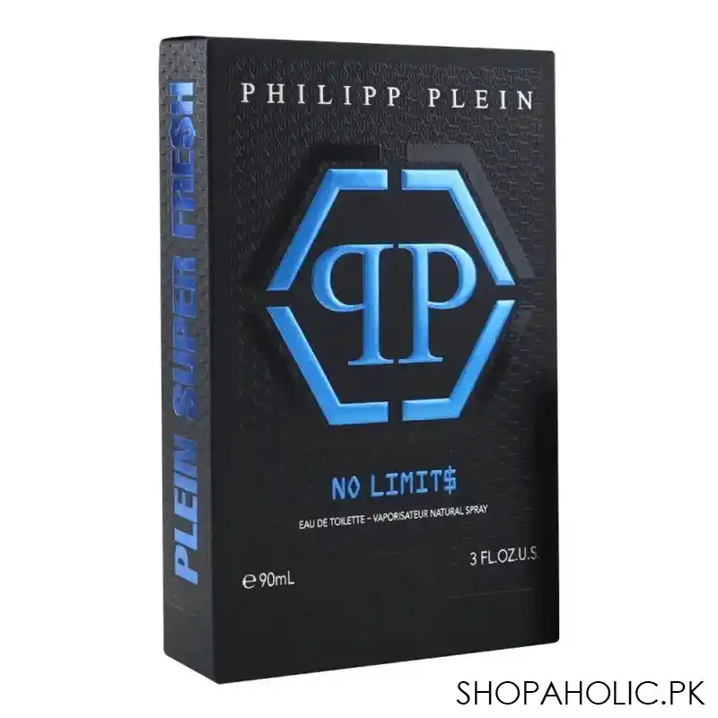 philipp plein no limit super fresh eau de toilette for men, 90ml image2
