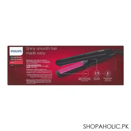 philips 2000 shiny smooth hair made easy straightener, hp8401/00 image2