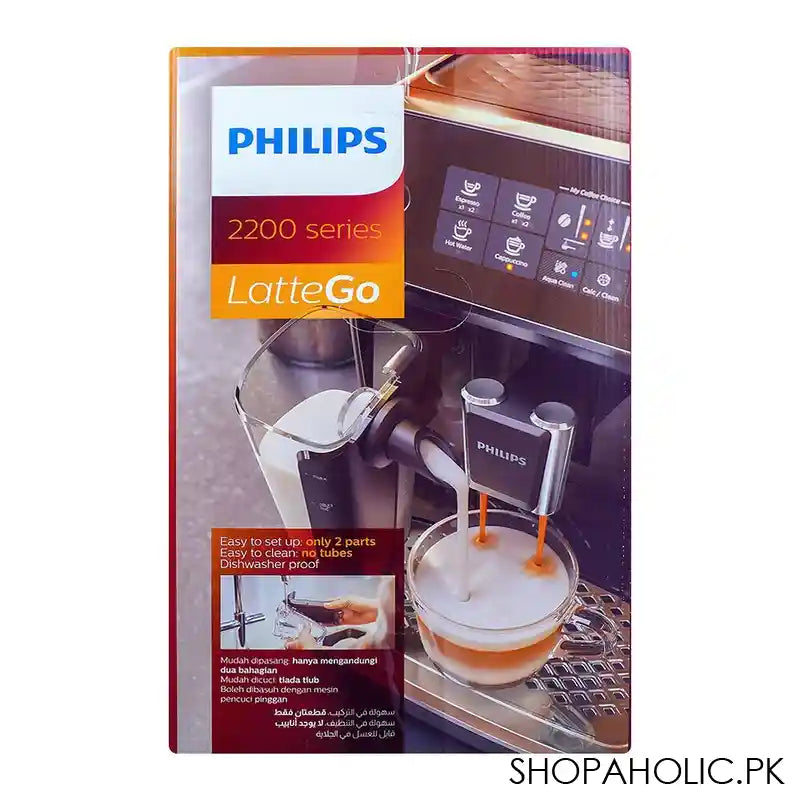 Philips 2200 Series Latte Go Fully Automatic Espresso Machine, 1500W, EP-2230/30 - Image 3
