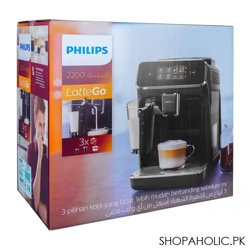 Philips 2200 Series Latte Go Fully Automatic Espresso Machine, 1500W, EP-2230/30 - Image 4