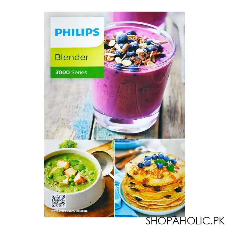 Philips 3000 Series Pro Blend System Blender, 450W, Plastic Jar, Blade Mill, Chopper, HR-2041/30 - Image 4
